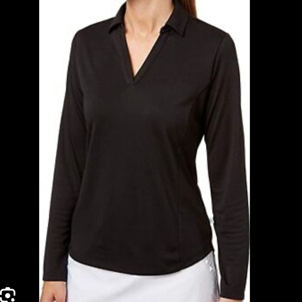 Lady Hagen Long Sleeve Polo Collared Shirt